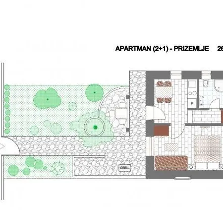 4756-1 For 3 Pers. In Apartman